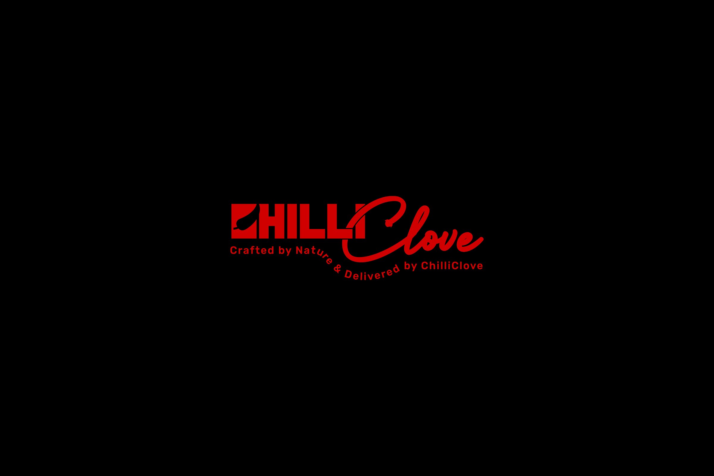 ChilliClove logo on black background