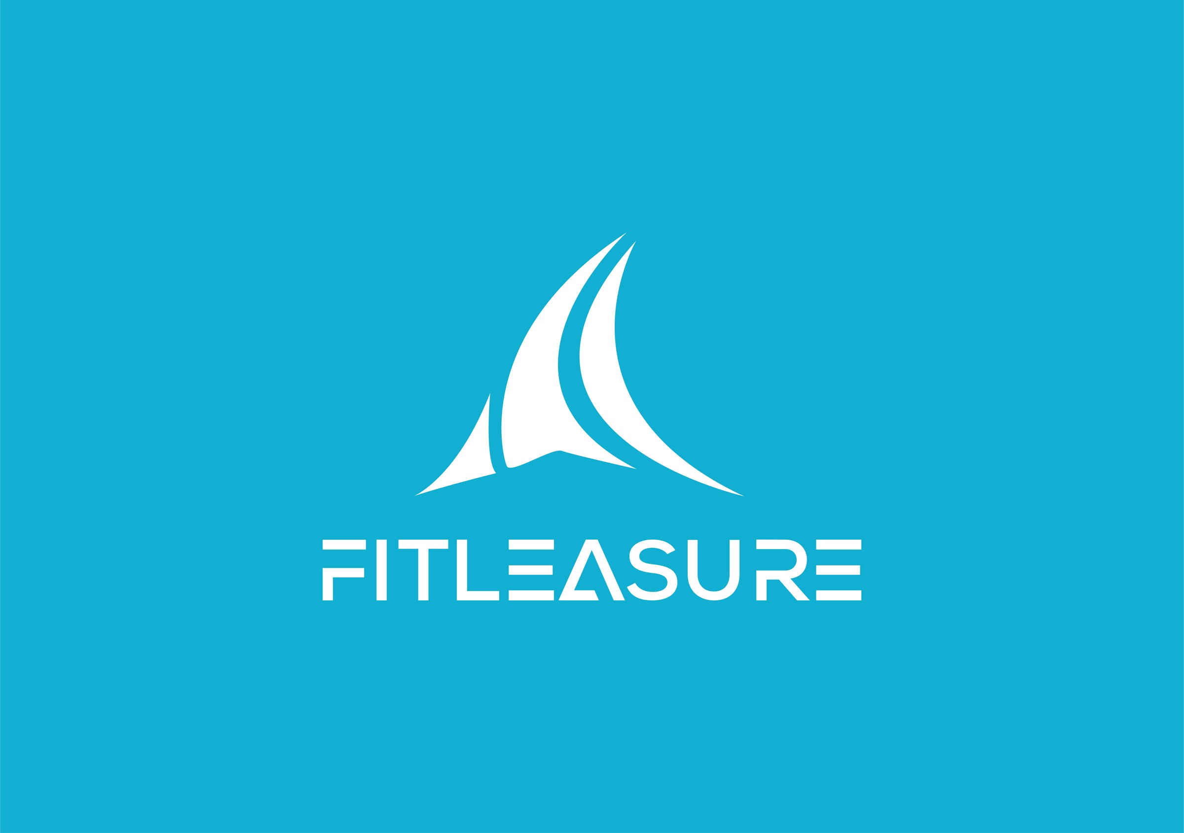 Fitleasure logo on teal background