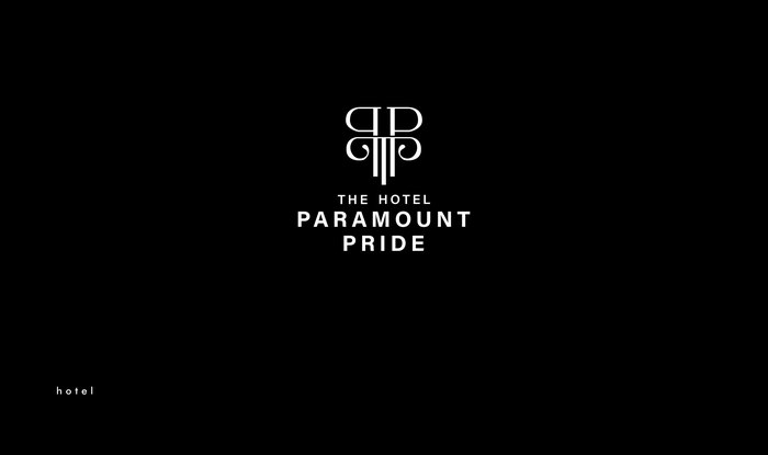 The Hotel Paramount Pride logo design
