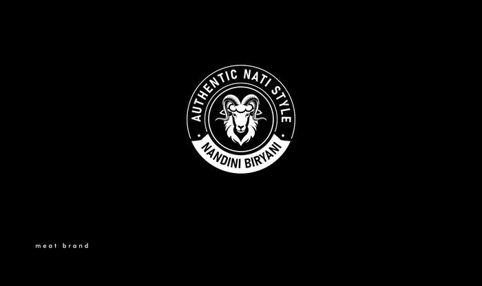 Nandini Biryani logo design