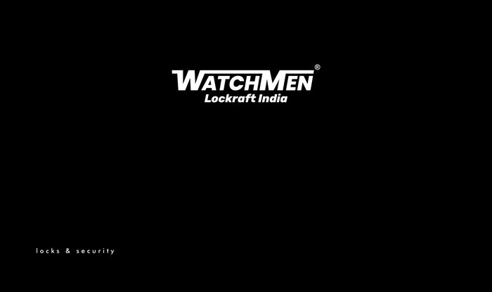 WatchMen Lockraft India logo design