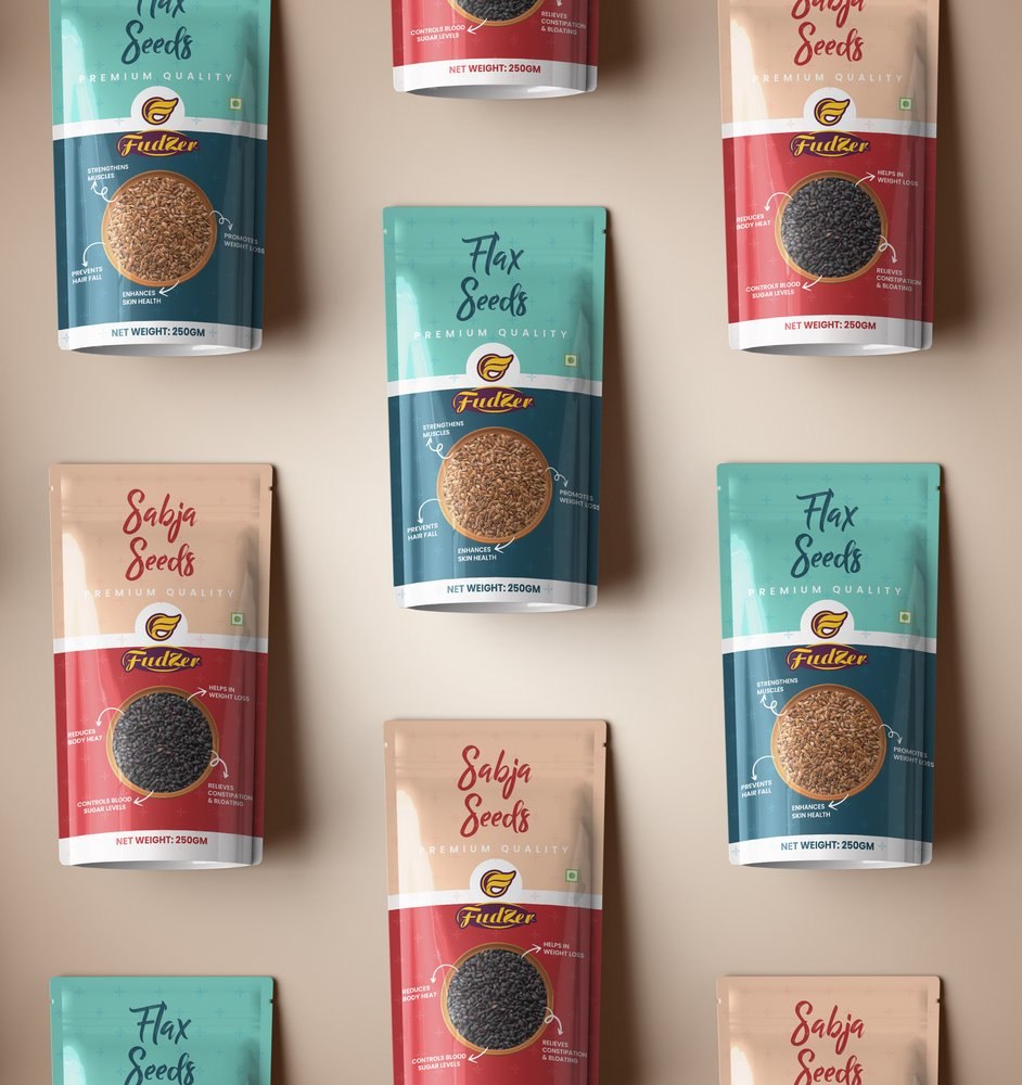 Fudzer seeds pouch packaging