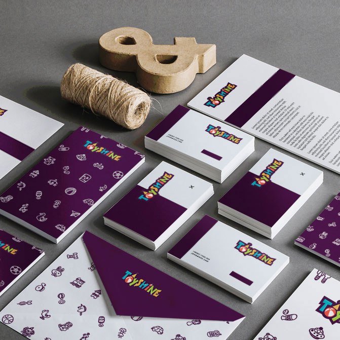 Toyshine brand stationery