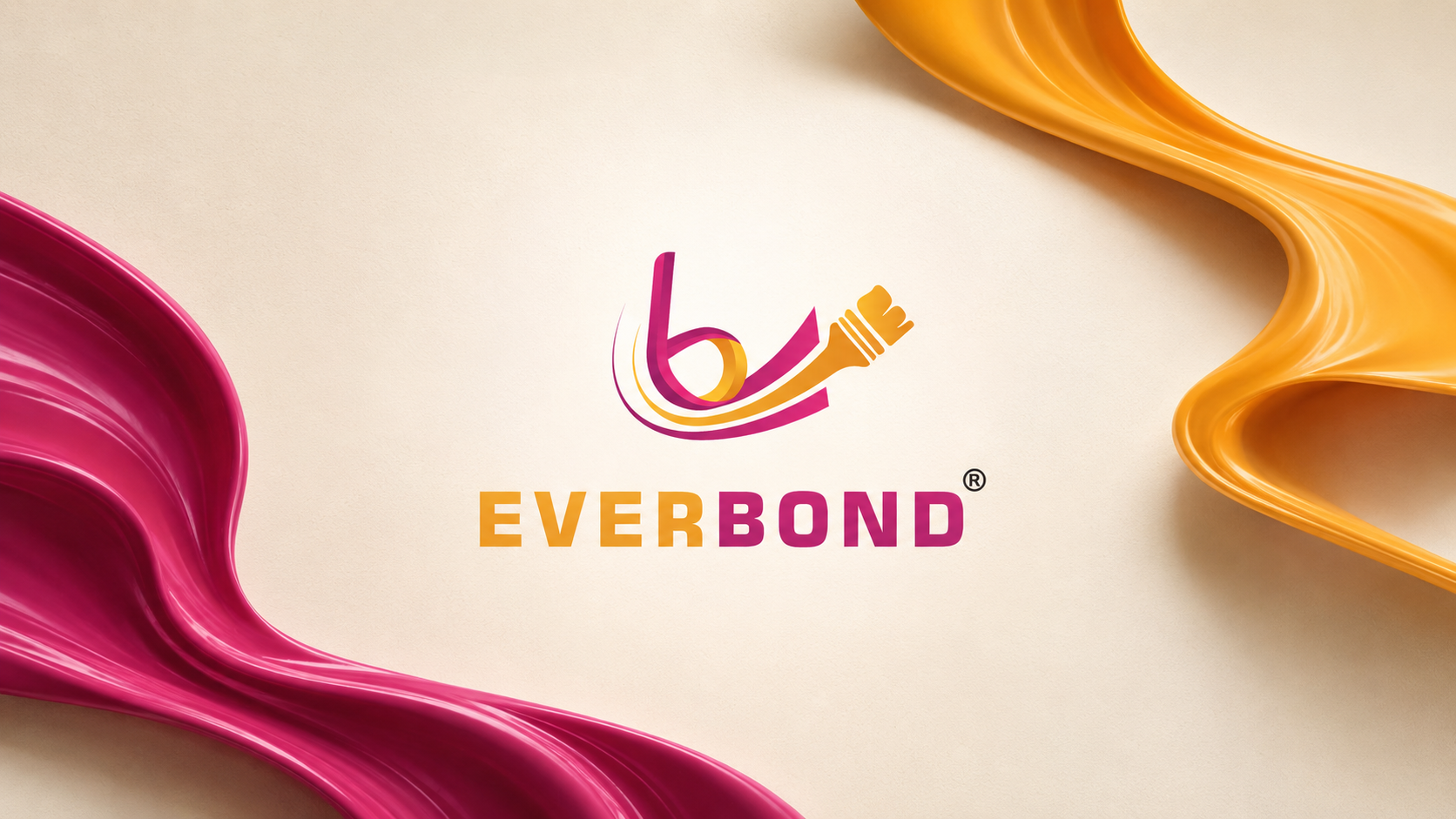Everbond Paints logo branding packaging